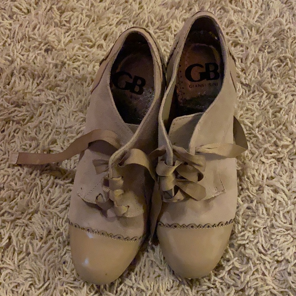 GIANNI BINI Oxford Booties Pinup Rockabilly 6.5